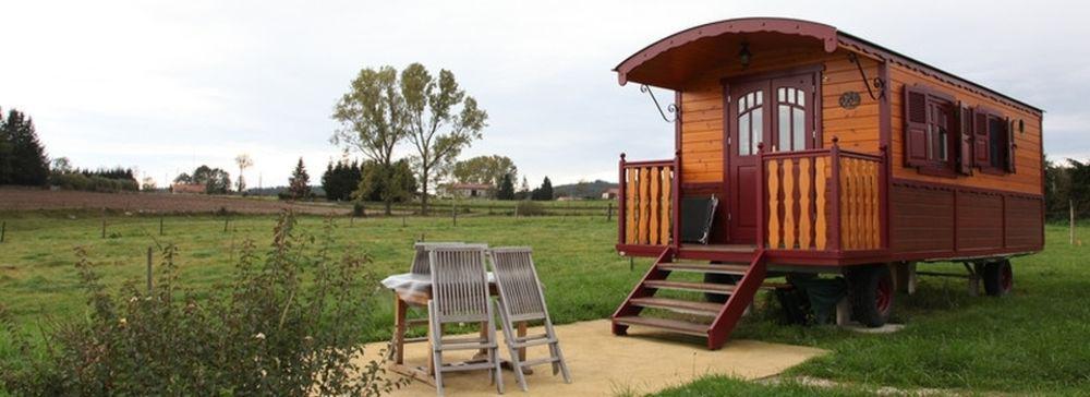 Les Roulottes De La Ferme Des Chanaux Saint-Julien-d'Ance Ngoại thất bức ảnh